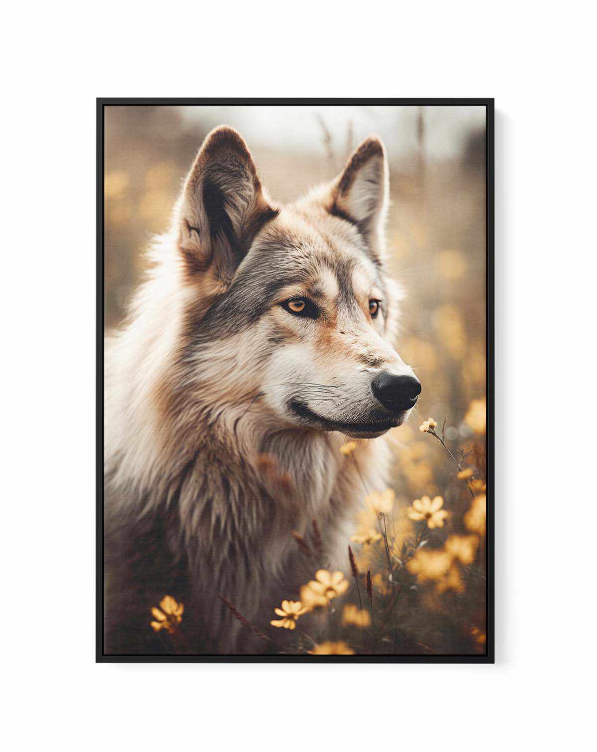 Wolfhound by Treechild | Framed Canvas Art Print from Olive et Oriel where you can shop wallpaper and artworks online