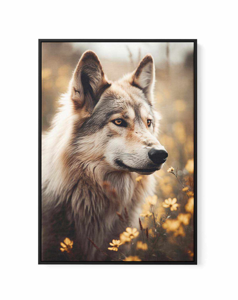 Wolfhound by Treechild | Framed Canvas Art Print