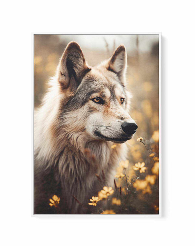 Wolfhound by Treechild | Framed Canvas Art Print