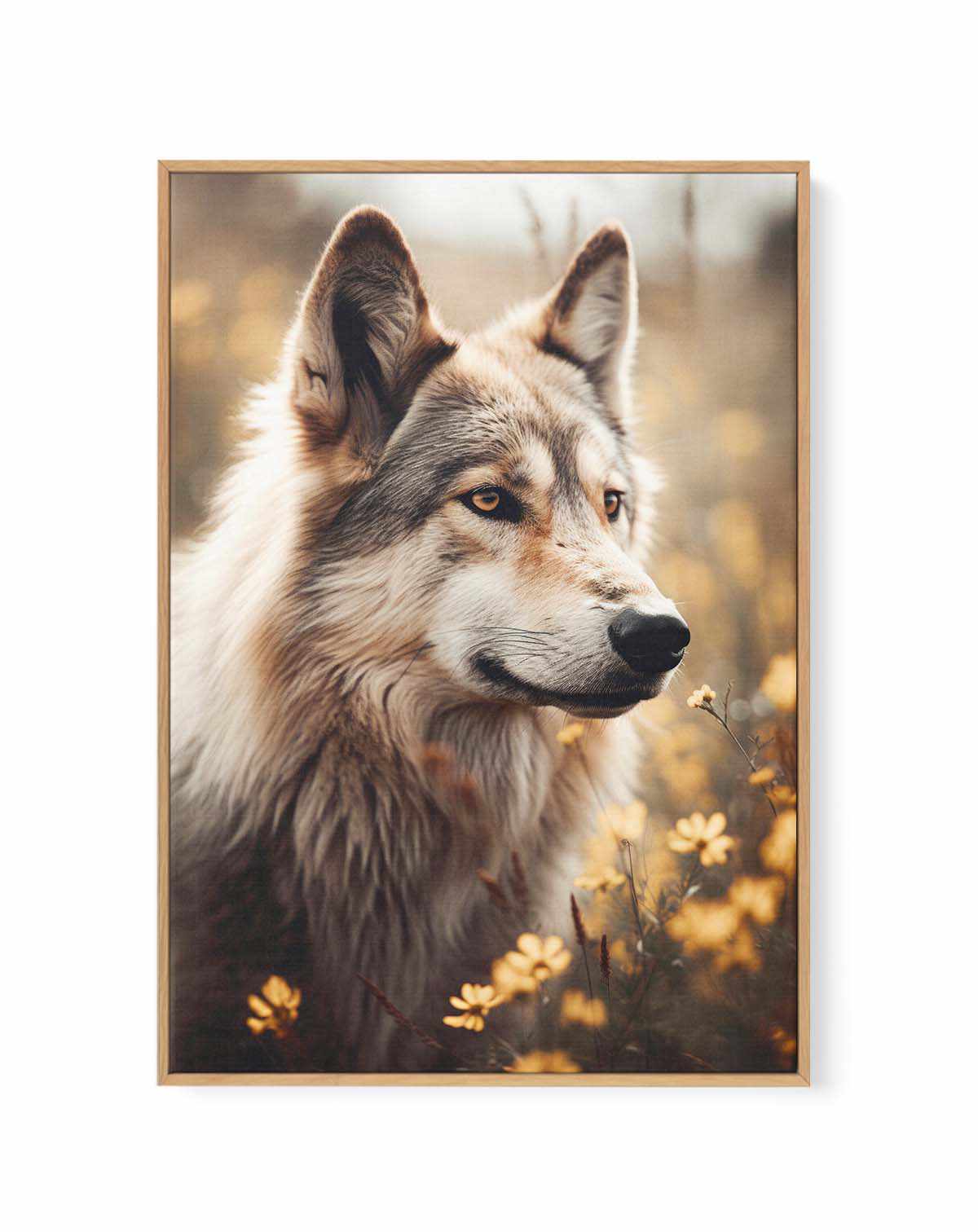 Wolfhound by Treechild | Framed Canvas Art Print from Olive et Oriel where you can shop wallpaper and artworks online
