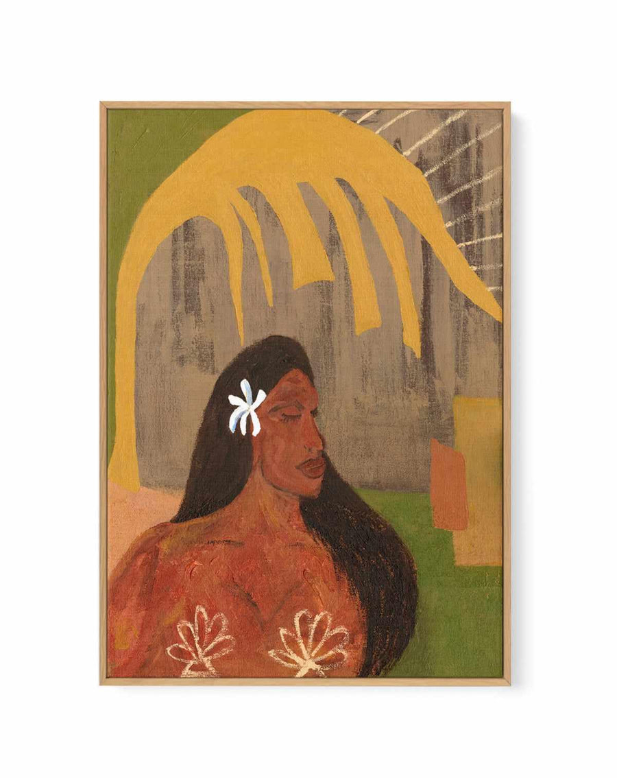 Woman Hawaii by Britney Turner | Framed Canvas Art Print from Olive et Oriel where you can shop wallpaper and artworks online