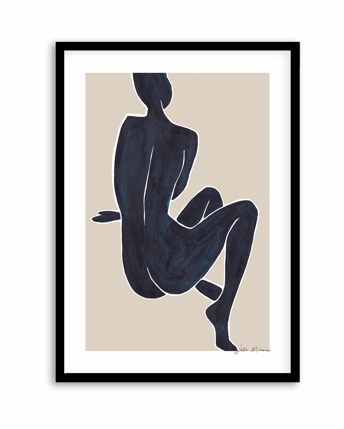 Woman Sitting by Sella Molenaar | Art Print from Olive et Oriel where you can shop wallpaper and artworks online