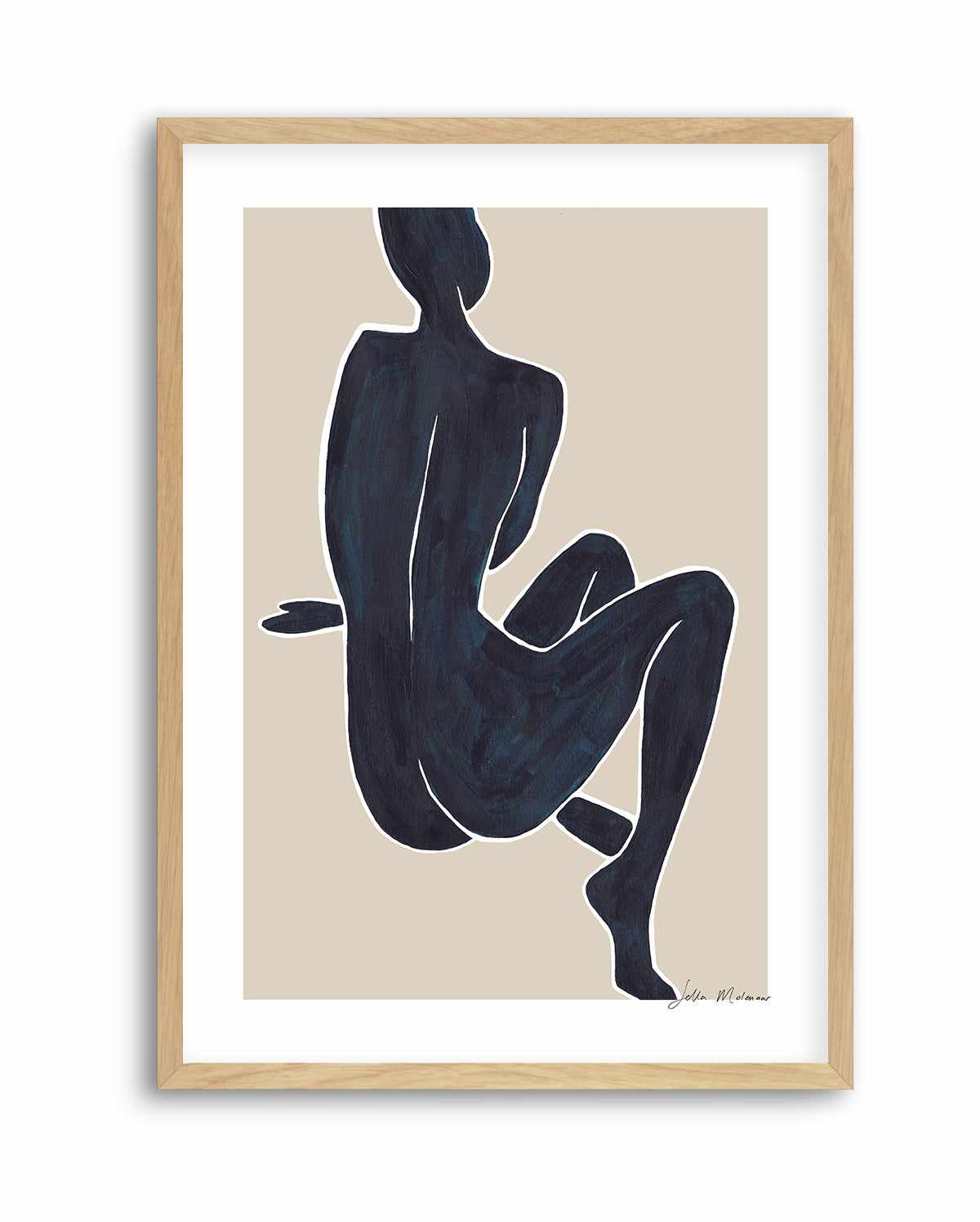 Woman Sitting by Sella Molenaar | Art Print