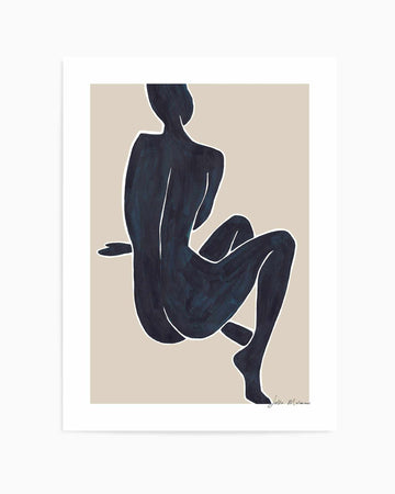 Woman Sitting by Sella Molenaar | Art Print from Olive et Oriel where you can shop wallpaper and artworks online