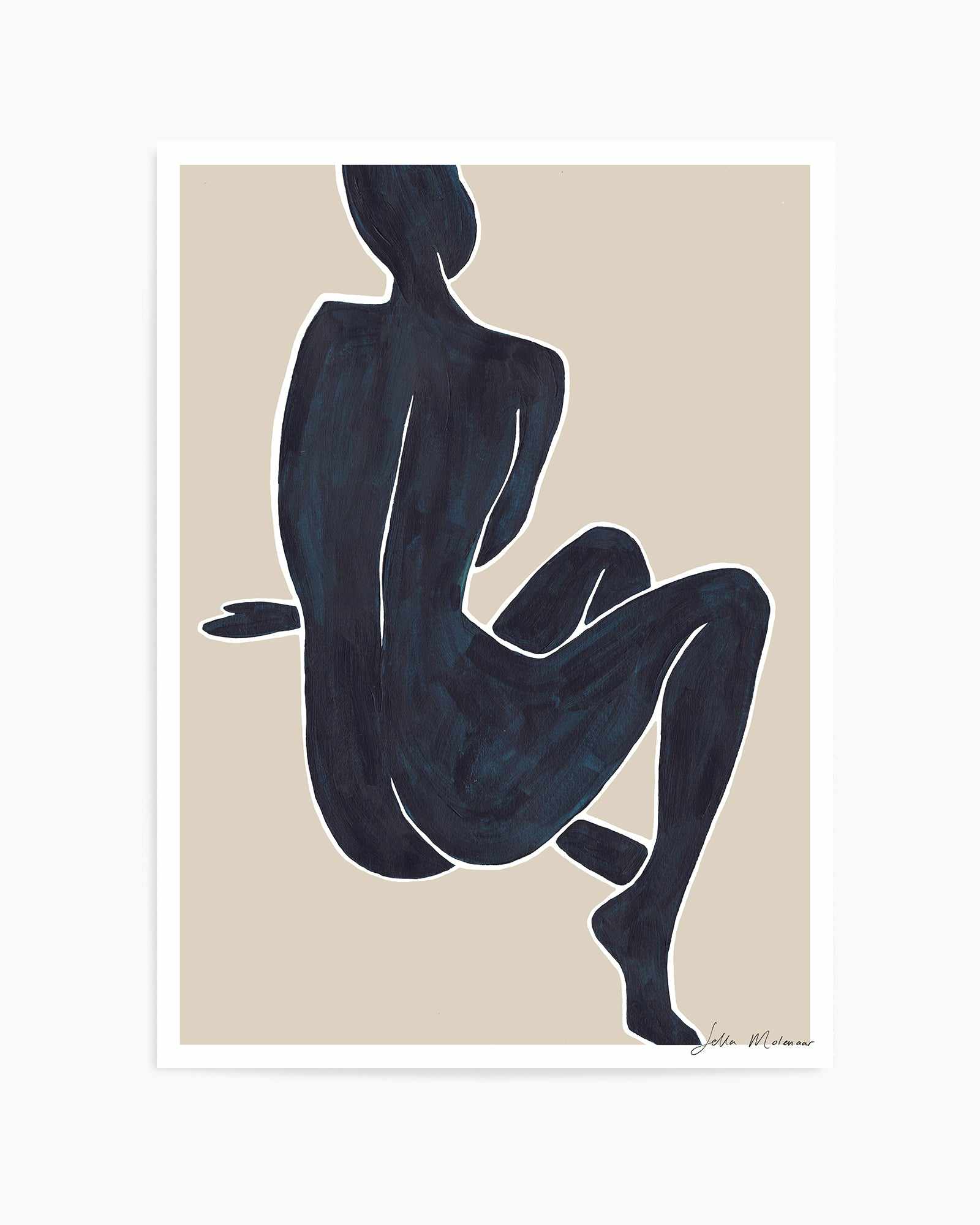 Woman Sitting by Sella Molenaar | Art Print