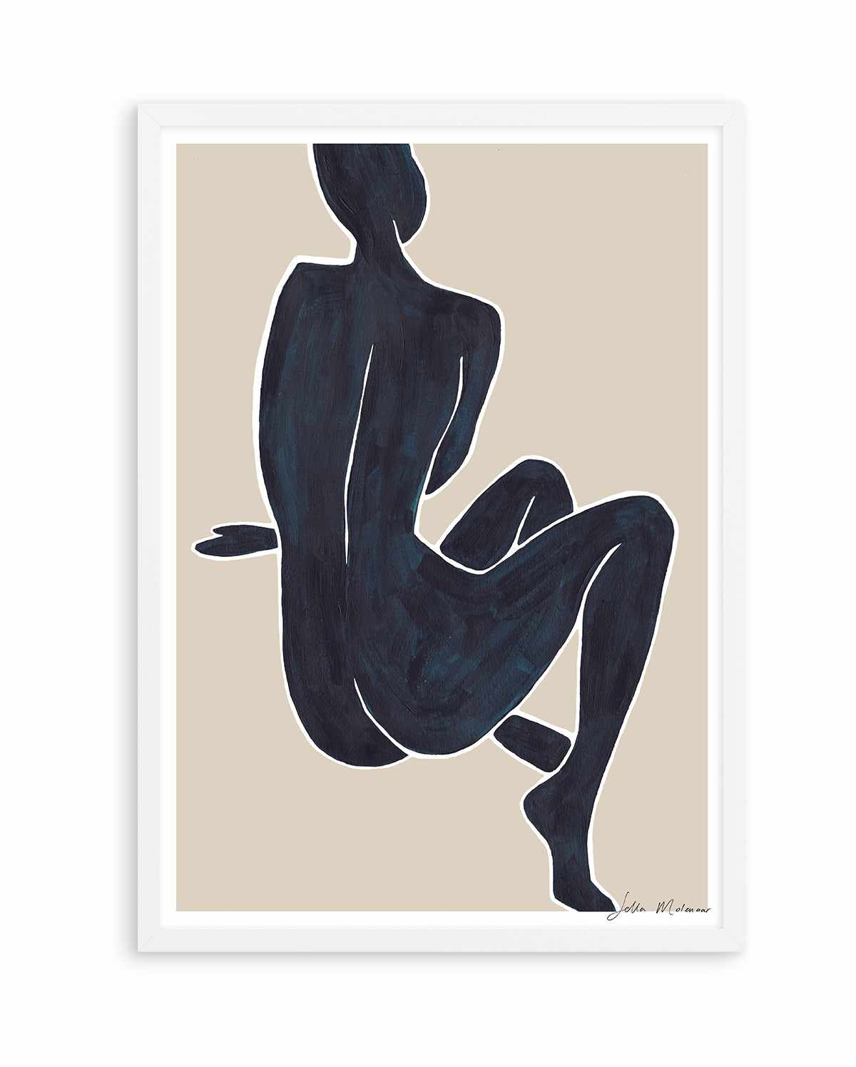 Woman Sitting by Sella Molenaar | Art Print