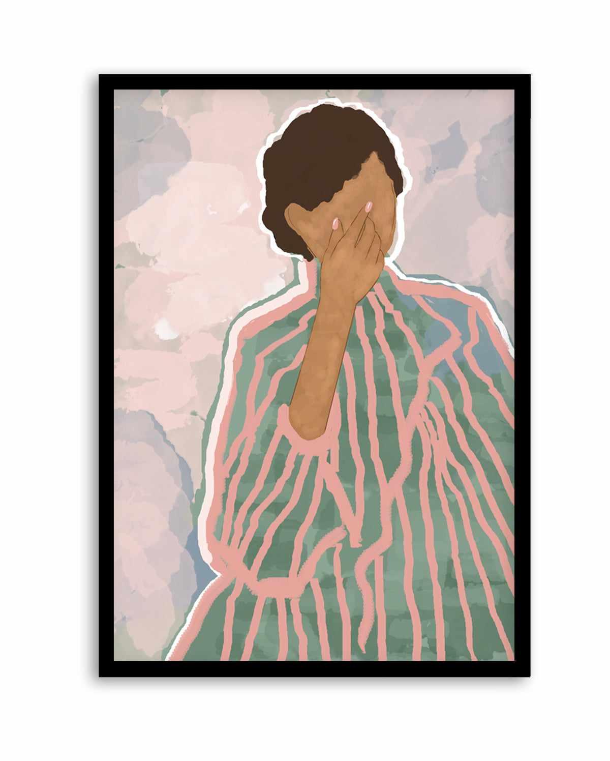 Woman by Sannel Larson | Art Print from Olive et Oriel where you can shop wallpaper and artworks online