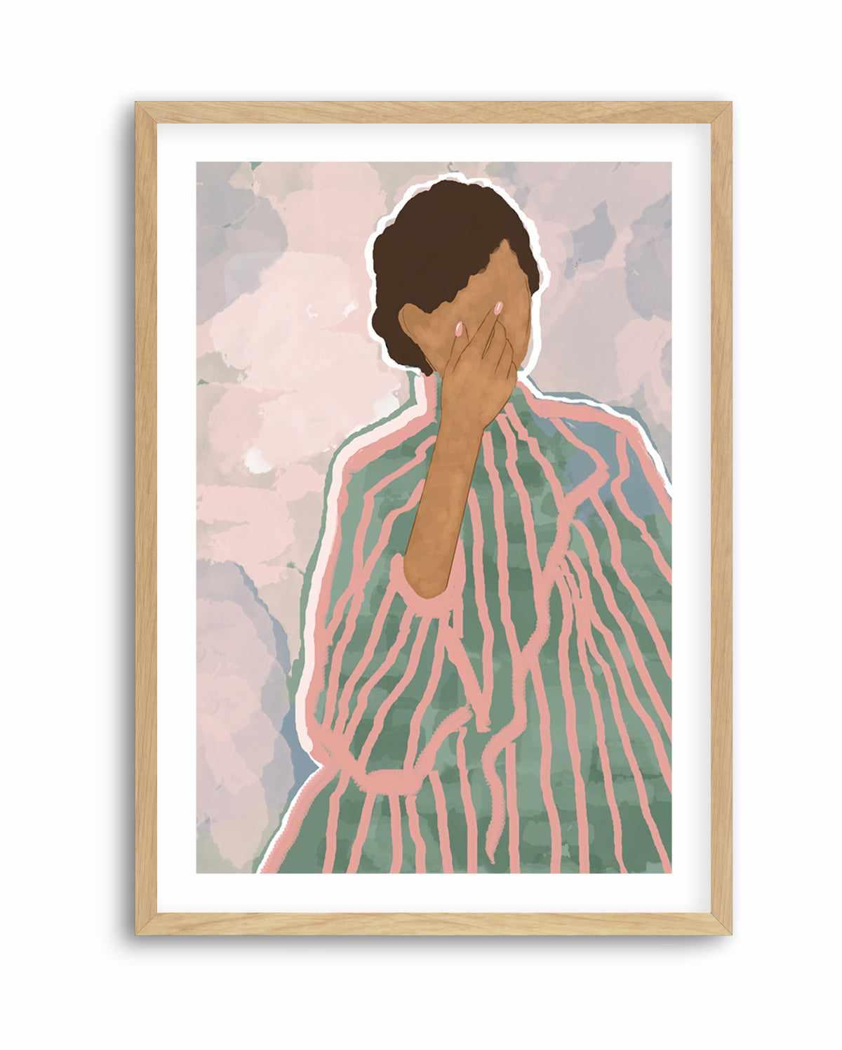 Woman by Sannel Larson | Art Print from Olive et Oriel where you can shop wallpaper and artworks online