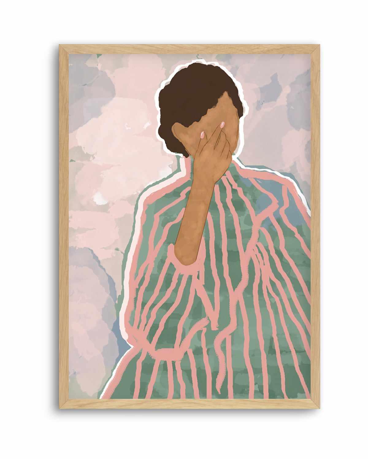 Woman by Sannel Larson | Art Print from Olive et Oriel where you can shop wallpaper and artworks online