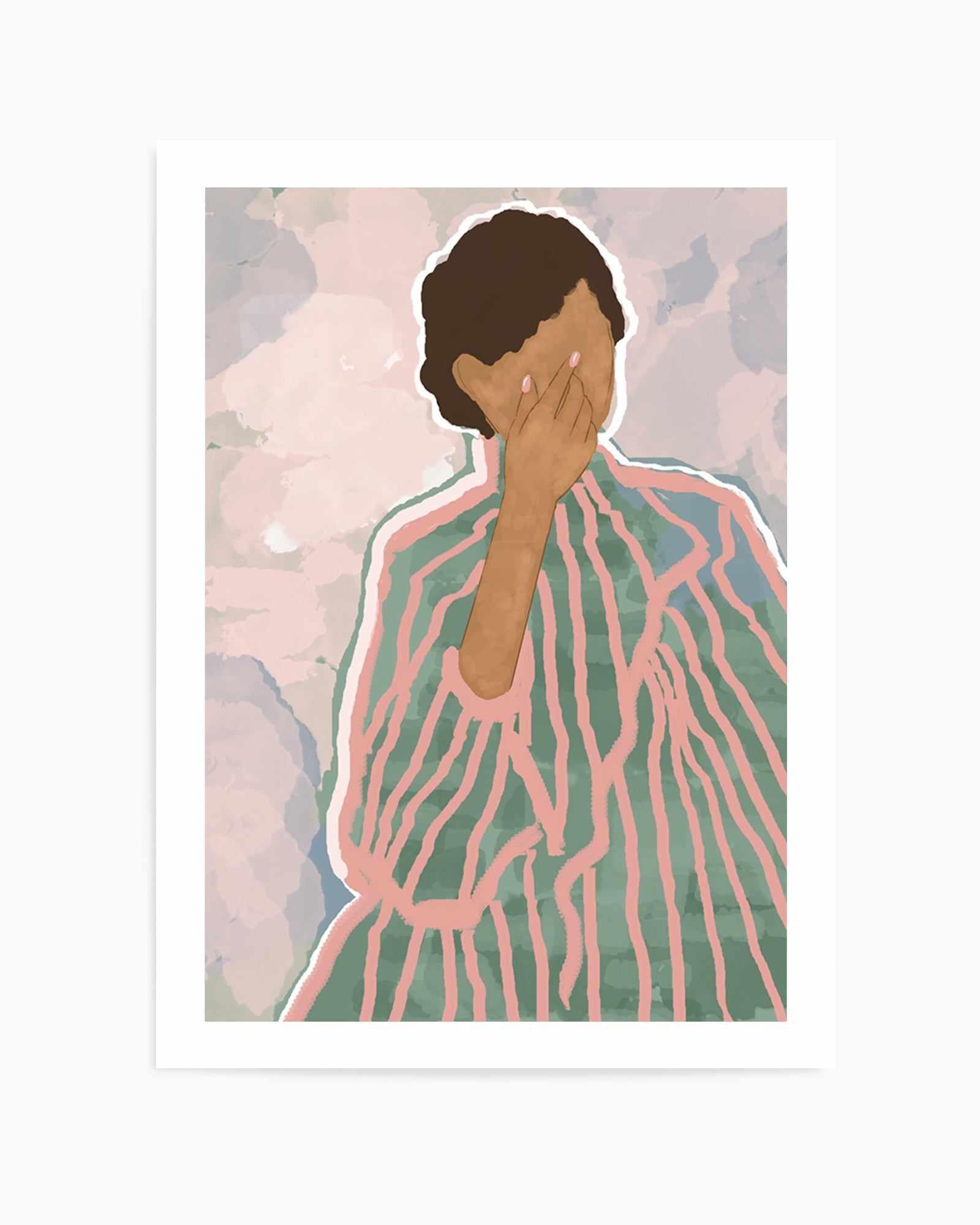 Woman by Sannel Larson | Art Print from Olive et Oriel where you can shop wallpaper and artworks online