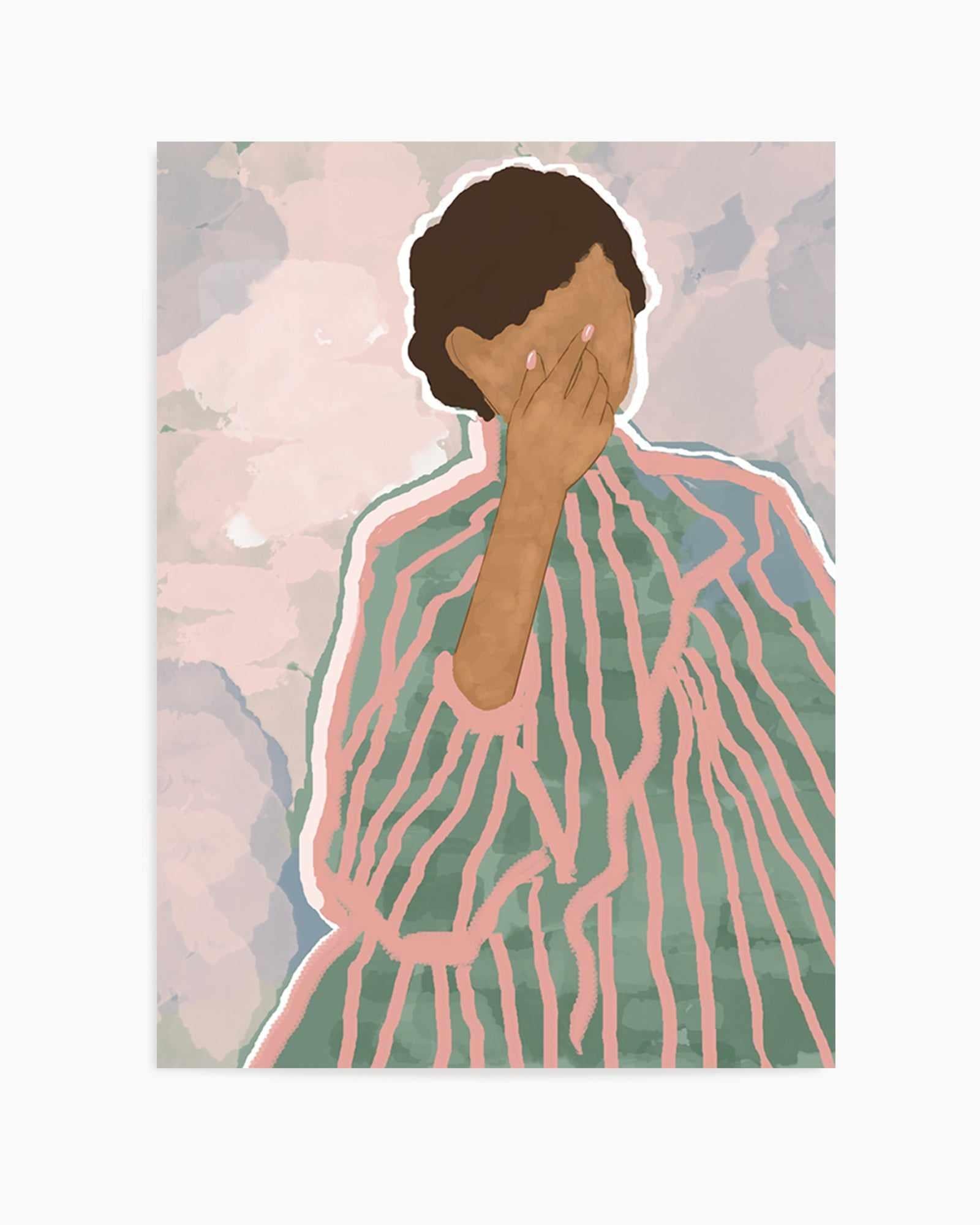 Woman by Sannel Larson | Art Print from Olive et Oriel where you can shop wallpaper and artworks online