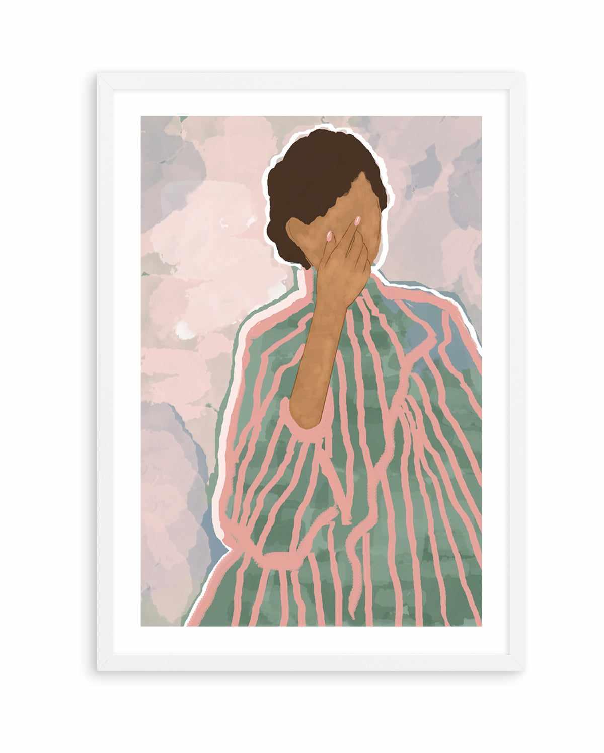 Woman by Sannel Larson | Art Print from Olive et Oriel where you can shop wallpaper and artworks online
