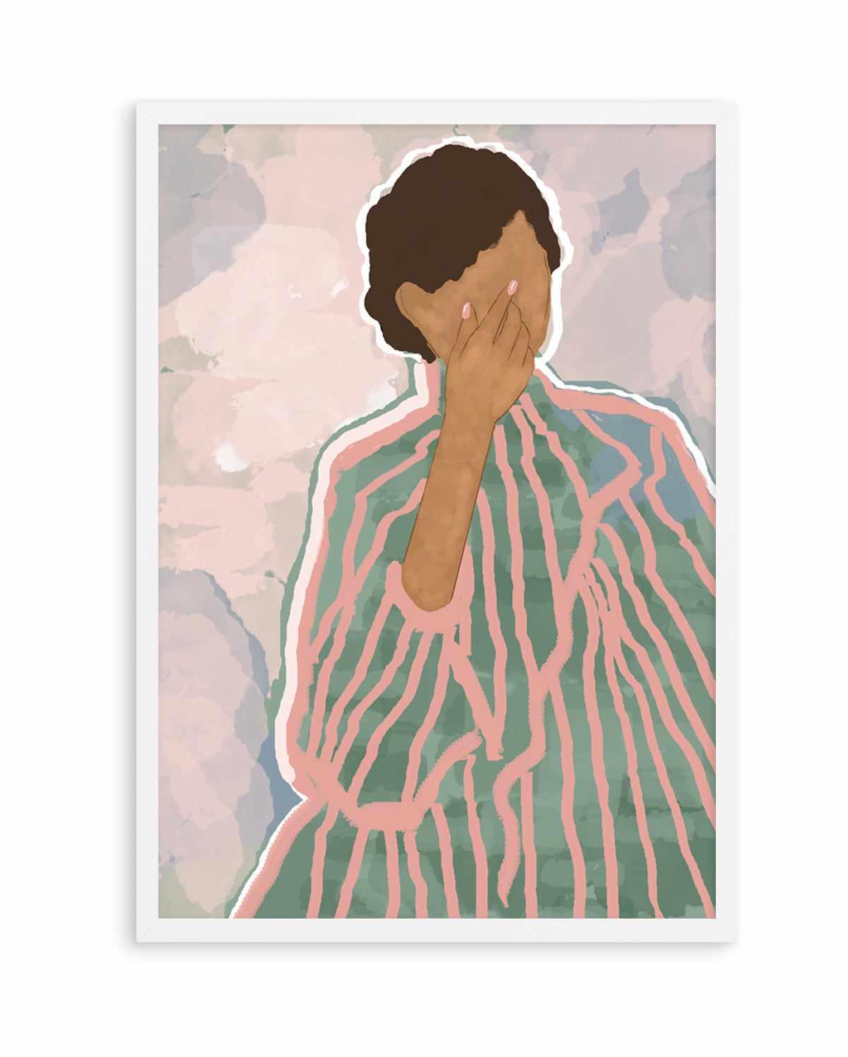 Woman by Sannel Larson | Art Print from Olive et Oriel where you can shop wallpaper and artworks online