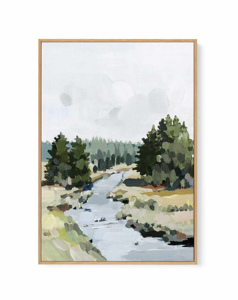 Wood Creek By Shina Choi | Framed Canvas Art Print