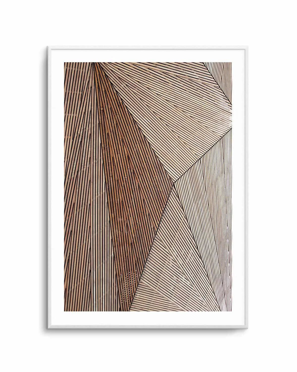 Wooden Structure by Design Fabrikken Art Print from Olive et Oriel where you can shop wallpaper and artworks online