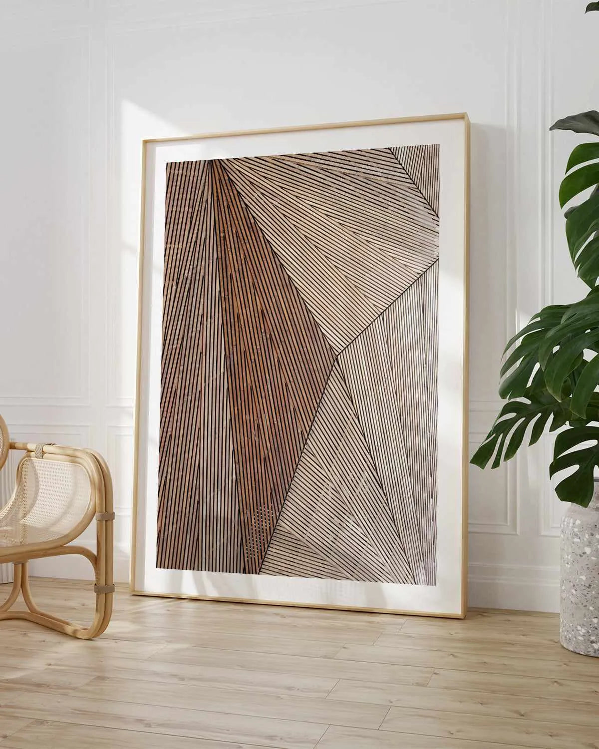 Wooden Structure by Design Fabrikken Art Print from Olive et Oriel where you can shop wallpaper and artworks online