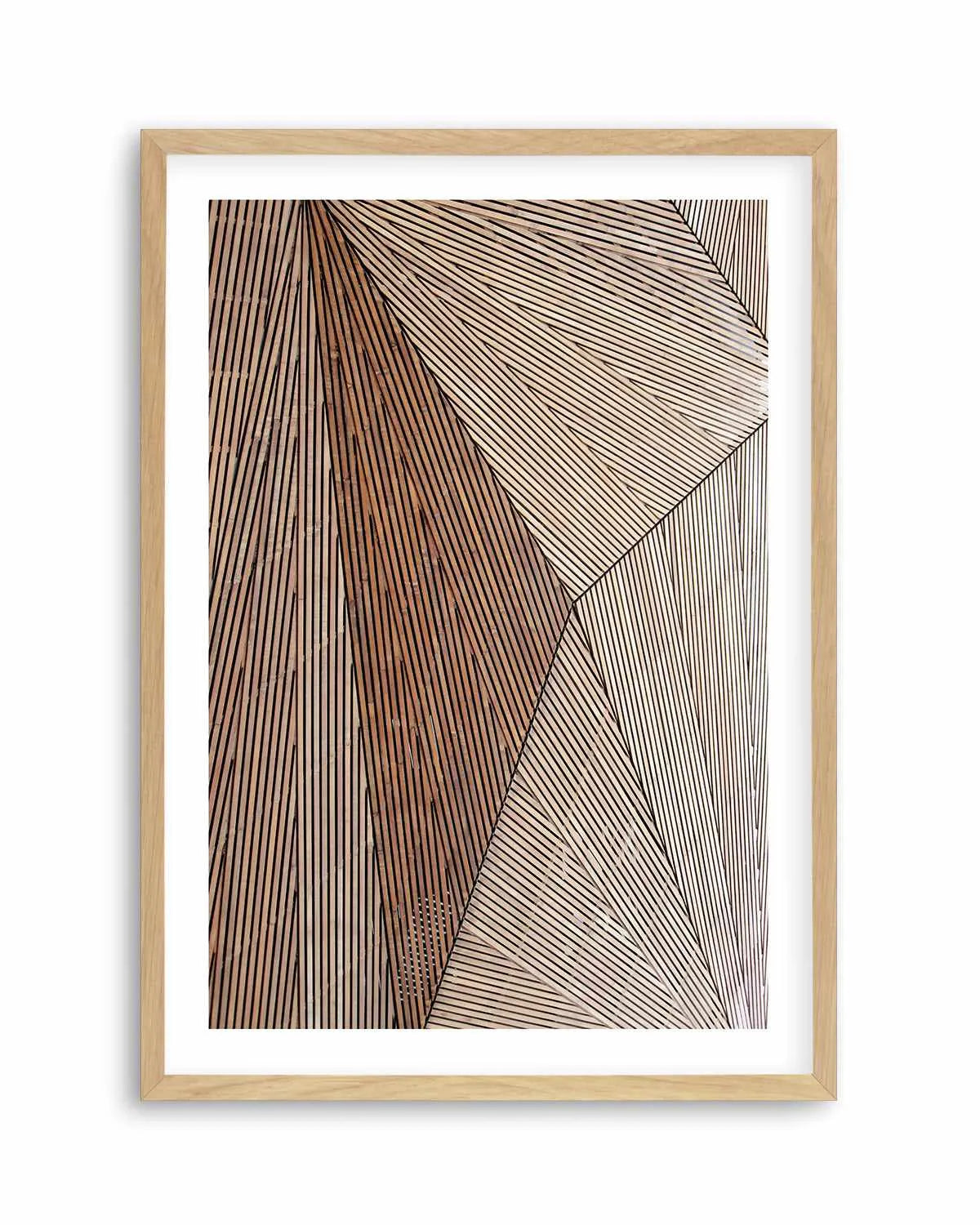 Wooden Structure by Design Fabrikken Art Print from Olive et Oriel where you can shop wallpaper and artworks online