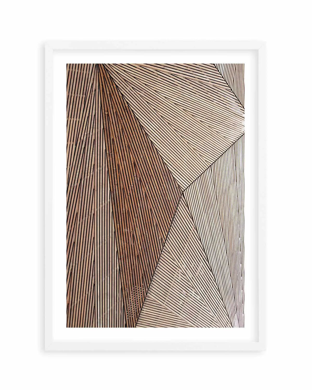 Wooden Structure by Design Fabrikken Art Print from Olive et Oriel where you can shop wallpaper and artworks online