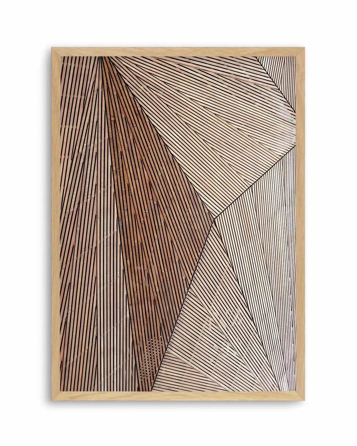 Wooden Structure by Design Fabrikken Art Print from Olive et Oriel where you can shop wallpaper and artworks online