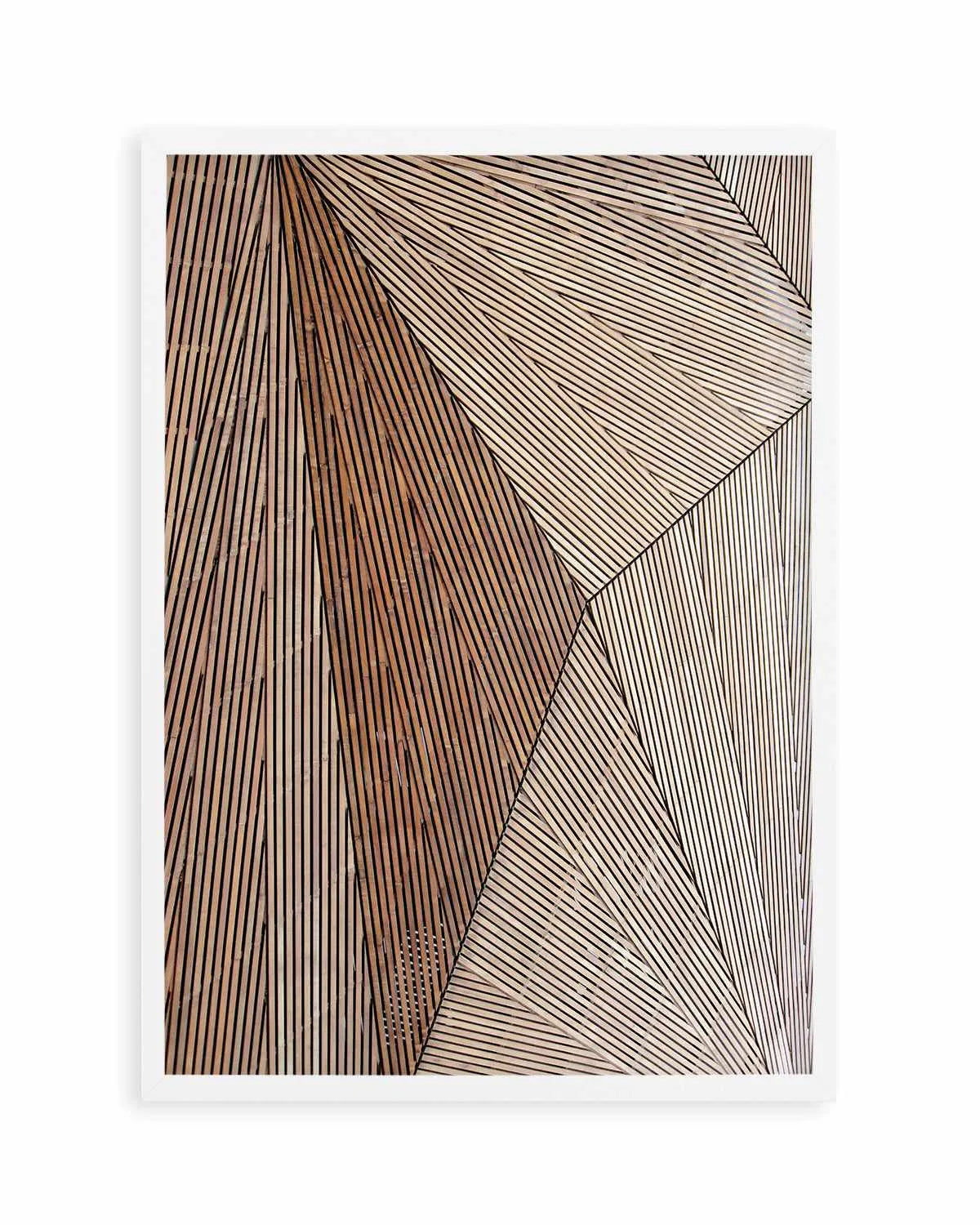 Wooden Structure by Design Fabrikken Art Print from Olive et Oriel where you can shop wallpaper and artworks online