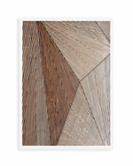 Wooden Structure by Design Fabrikken Art Print