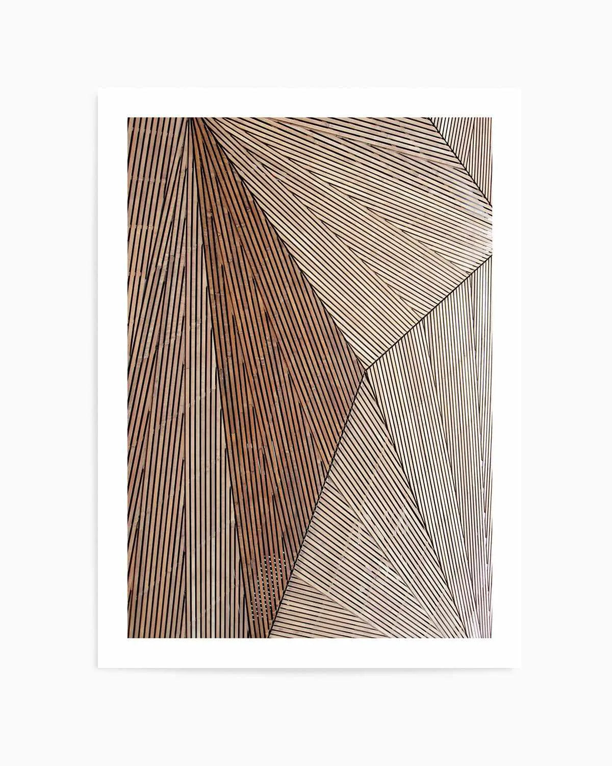 Wooden Structure by Design Fabrikken Art Print from Olive et Oriel where you can shop wallpaper and artworks online