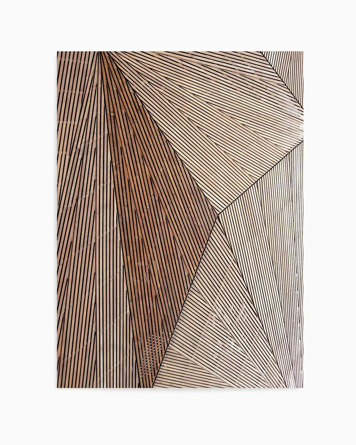 Wooden Structure by Design Fabrikken Art Print from Olive et Oriel where you can shop wallpaper and artworks online