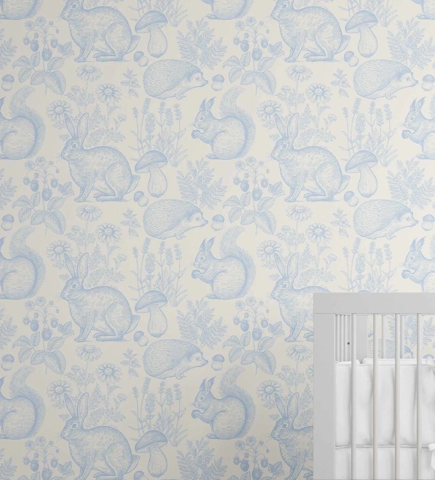 Woodland Folk Wallpaper - Sky Blue-Wallpaper-Buy Kids Removable Wallpaper Online Our Custom Made Children‚àö¬¢‚Äö√á¬®‚Äö√ë¬¢s Wallpapers Are A Fun Way To Decorate And Enhance Boys Bedroom Decor And Girls Bedrooms They Are An Amazing Addition To Your Kids Bedroom Walls Our Collection of Kids Wallpaper Is Sure To Transform Your Kids Rooms Interior Style From Pink Wallpaper To Dinosaur Wallpaper Even Marble Wallpapers For Teen Boys Shop Peel And Stick Wallpaper Online Today With Olive et Oriel