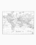 World Map | Vintage II Art Print