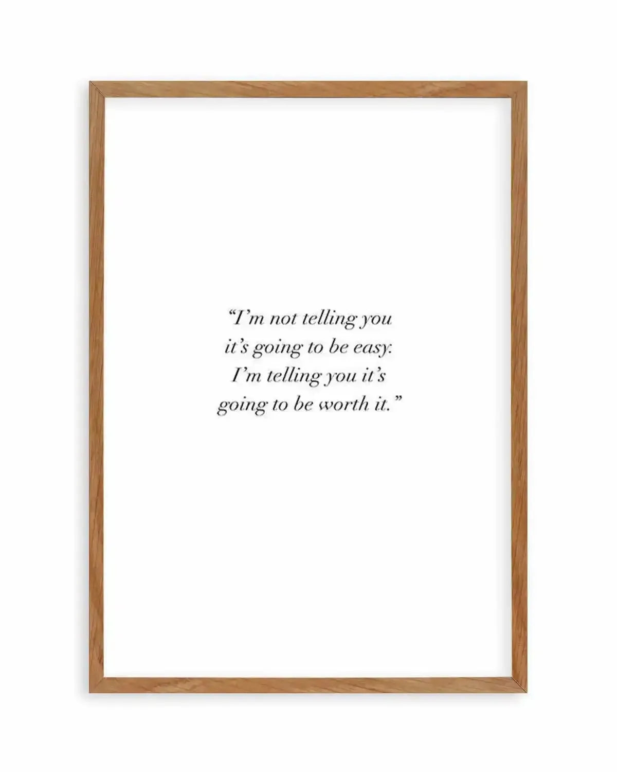 Worth It Art Print from Olive et Oriel where you can shop wallpaper and artworks online