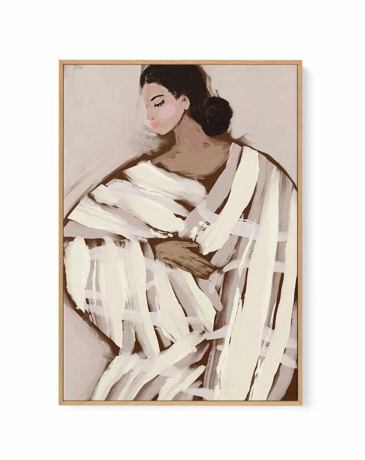 Wrapped Serenity by Treechild | Framed Canvas Art Print from Olive et Oriel where you can shop wallpaper and artworks online