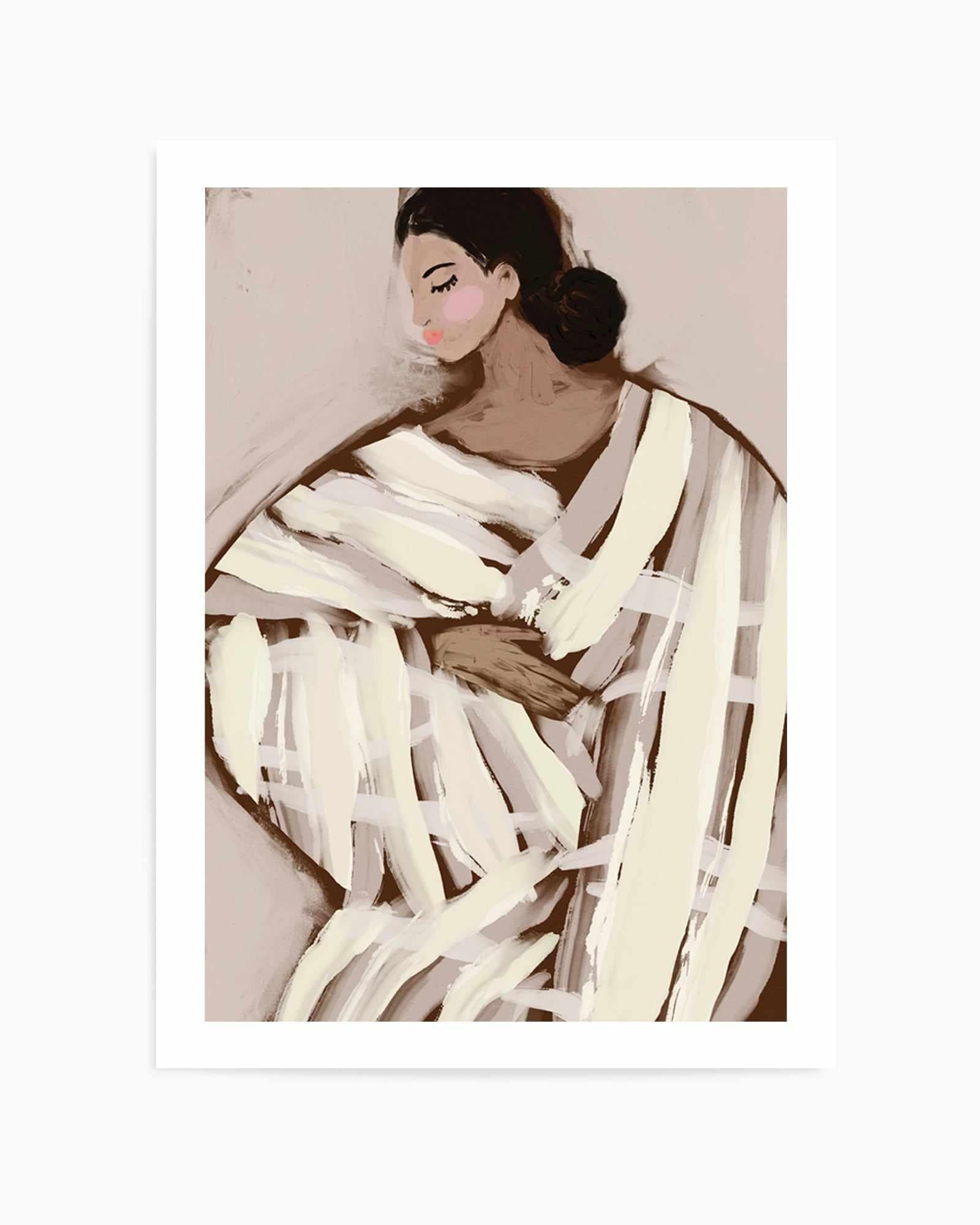 Wrapped Serenity by Treechild | Art Print from Olive et Oriel where you can shop wallpaper and artworks online