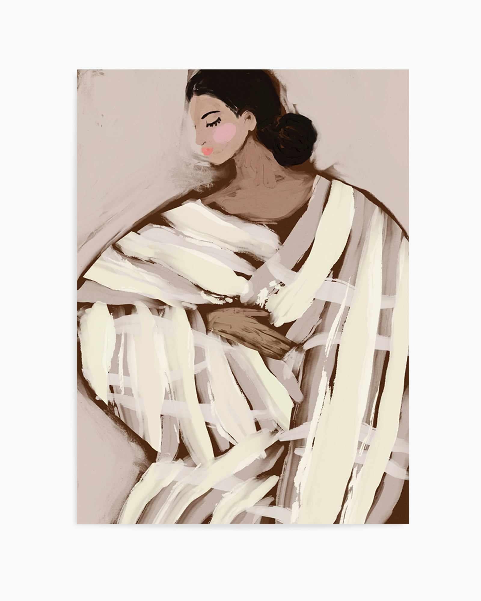 Wrapped Serenity by Treechild | Art Print from Olive et Oriel where you can shop wallpaper and artworks online