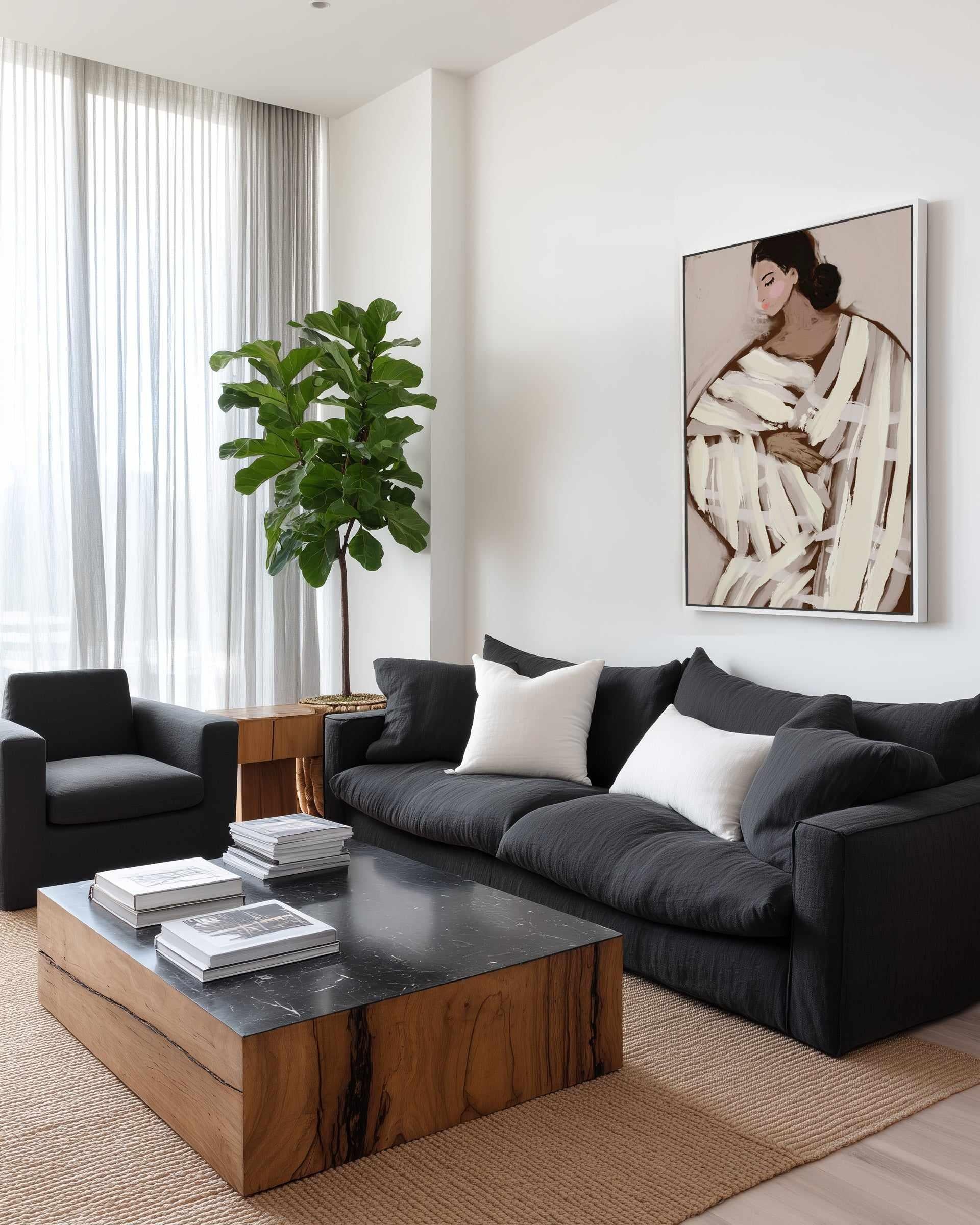 Wrapped Serenity by Treechild | Framed Canvas Art Print from Olive et Oriel where you can shop wallpaper and artworks online