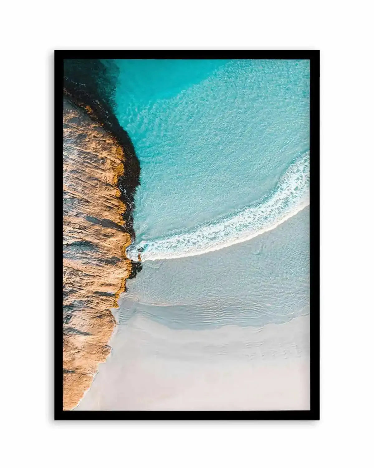 Wylie Bay Curves Esperance | Aerial Photo Wall Art Print from Olive et Oriel where you can shop wallpaper and artworks online