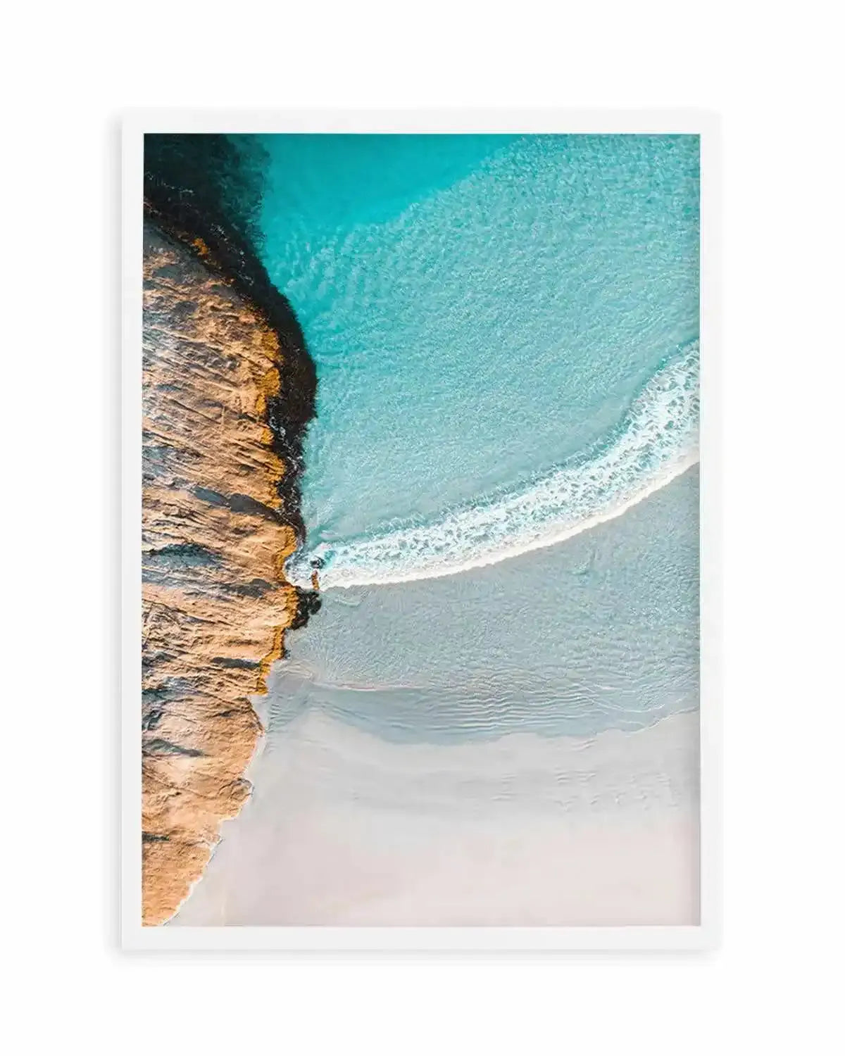 Wylie Bay Curves Esperance | Aerial Photo Wall Art Print from Olive et Oriel where you can shop wallpaper and artworks online