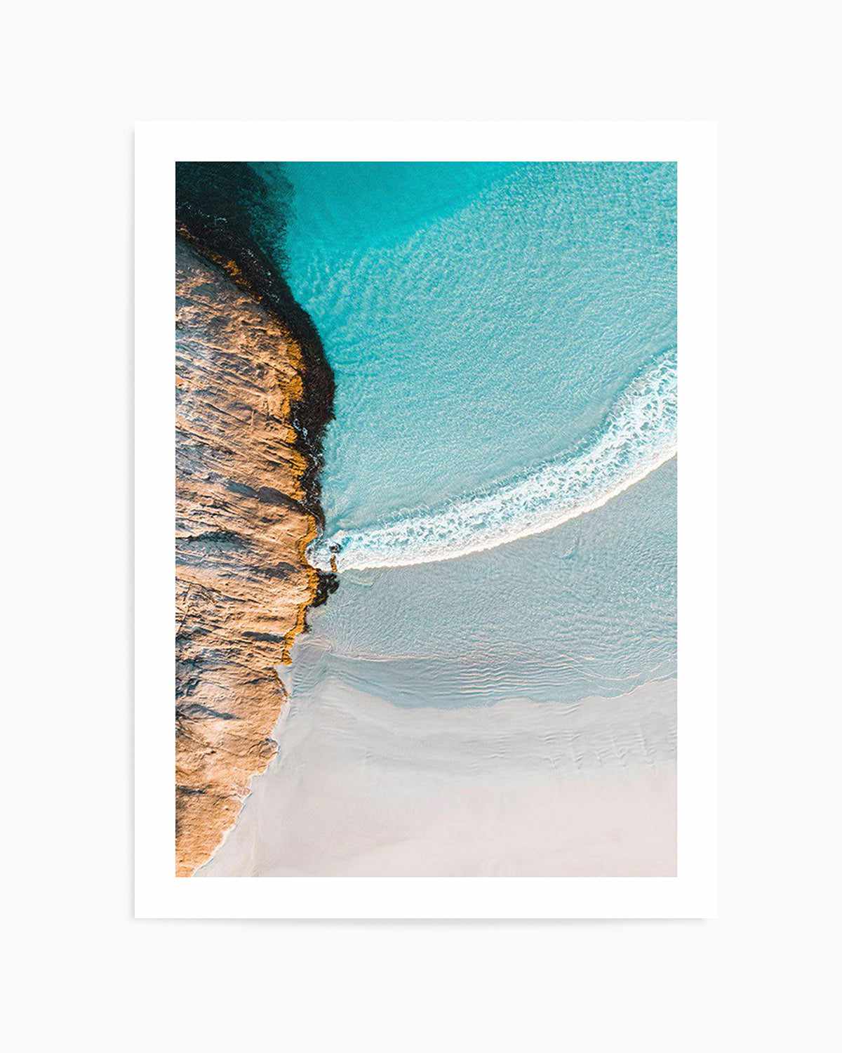 Wylie Bay Curves | Esperance  Art Print