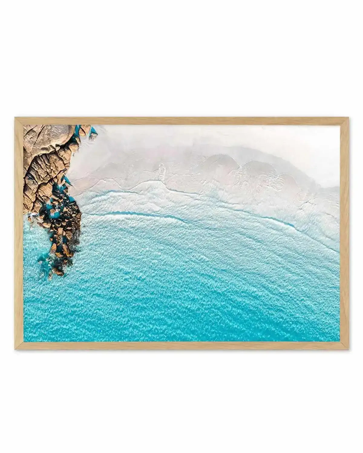 Wylie Bay LS | Aerial Photo Wall Art Print from Olive et Oriel where you can shop wallpaper and artworks online