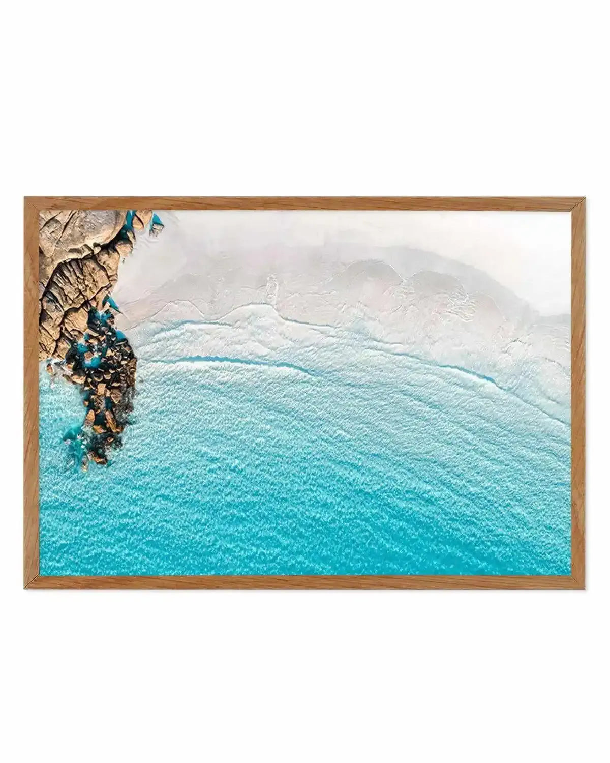 Wylie Bay LS | Aerial Photo Wall Art Print from Olive et Oriel where you can shop wallpaper and artworks online