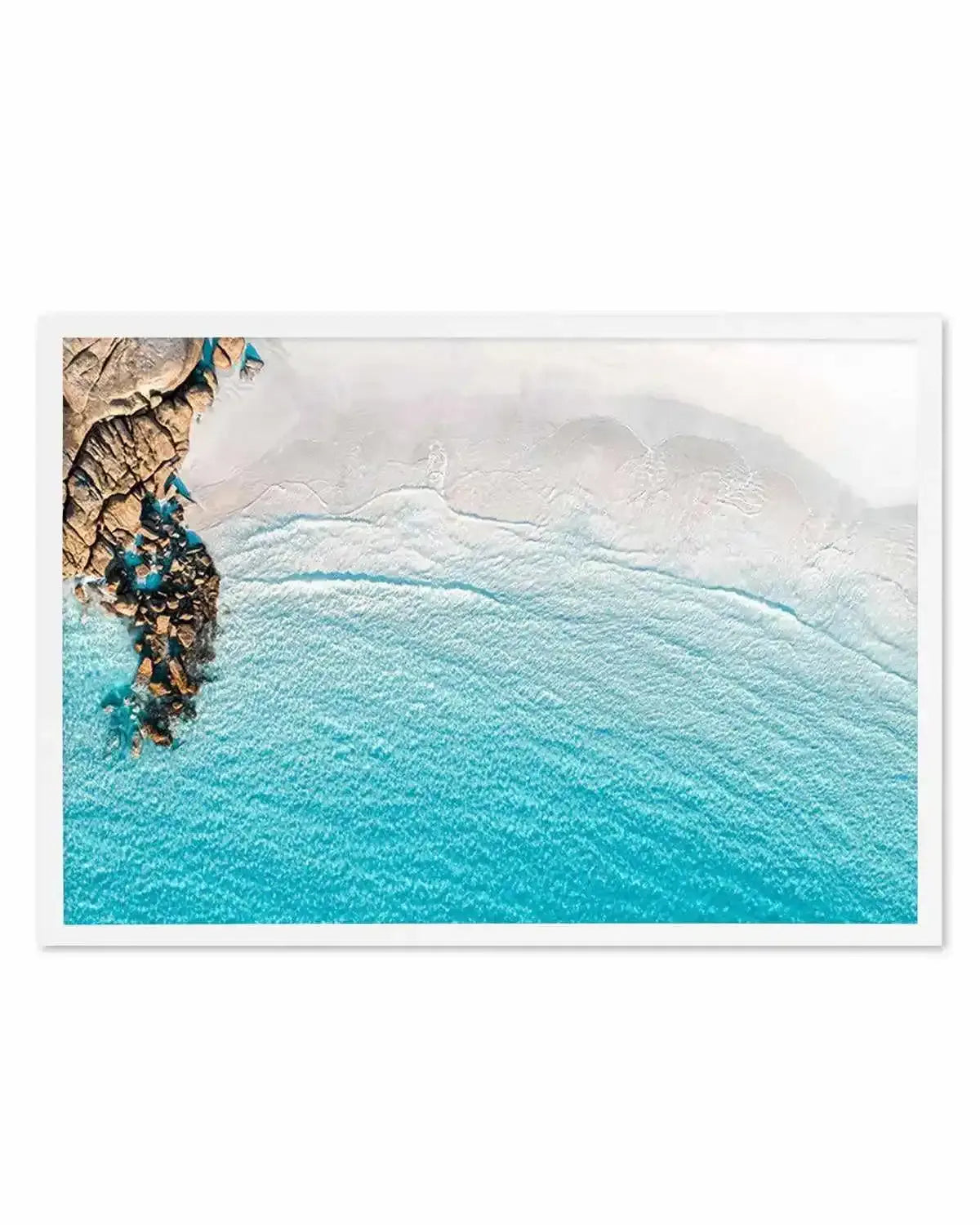 Wylie Bay LS | Aerial Photo Wall Art Print from Olive et Oriel where you can shop wallpaper and artworks online