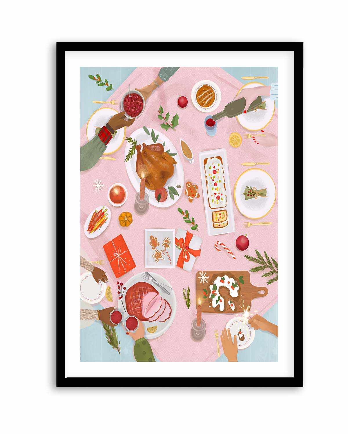 Xmas Brunch By Petra Lizde | Art Print