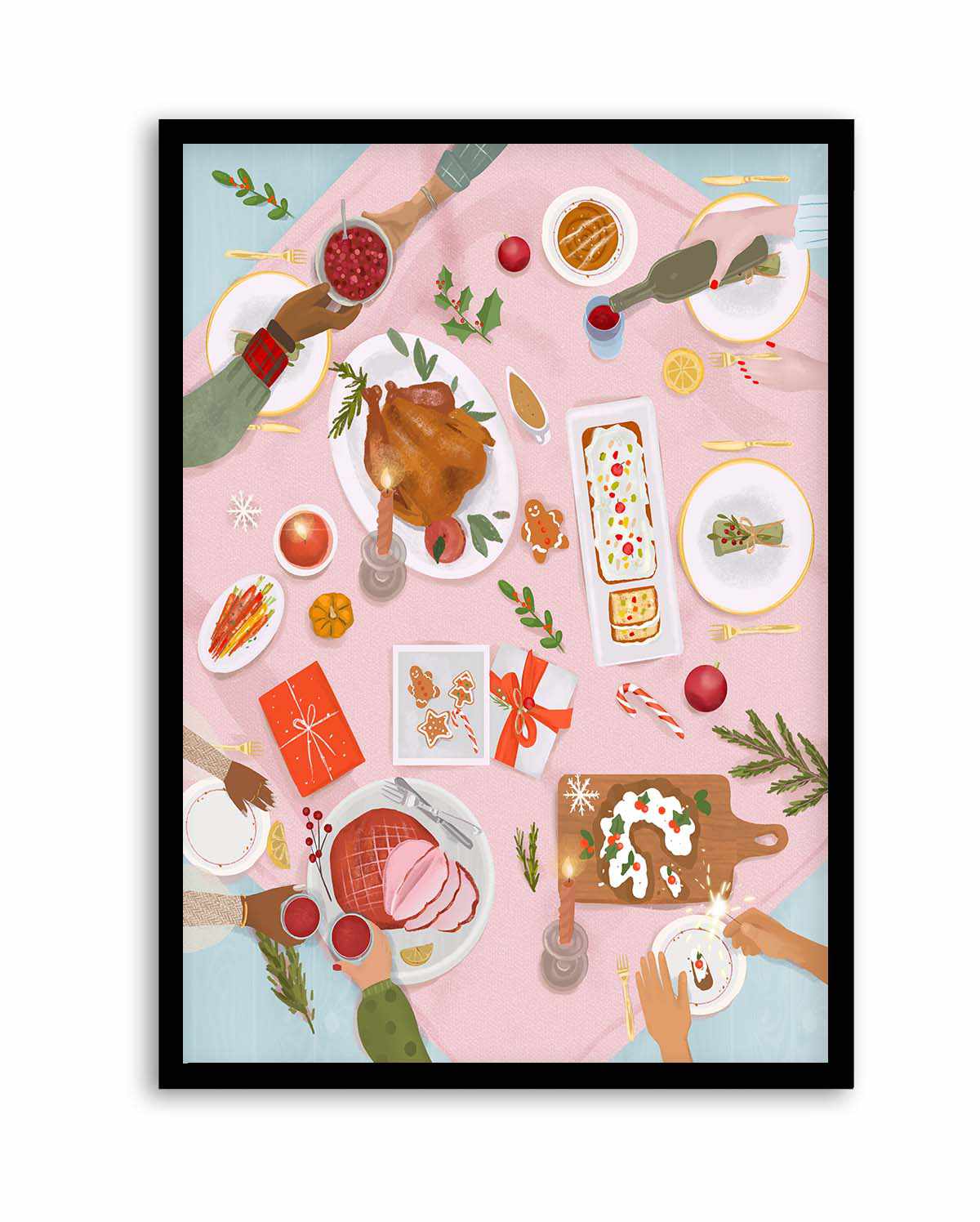 Xmas Brunch By Petra Lizde | Art Print