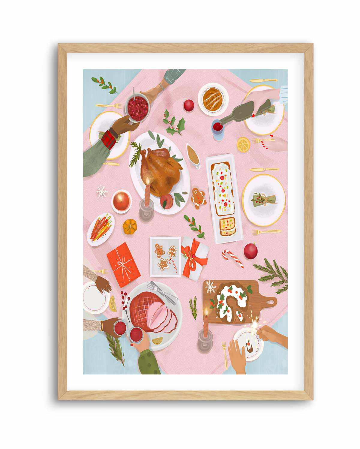 Xmas Brunch By Petra Lizde | Art Print