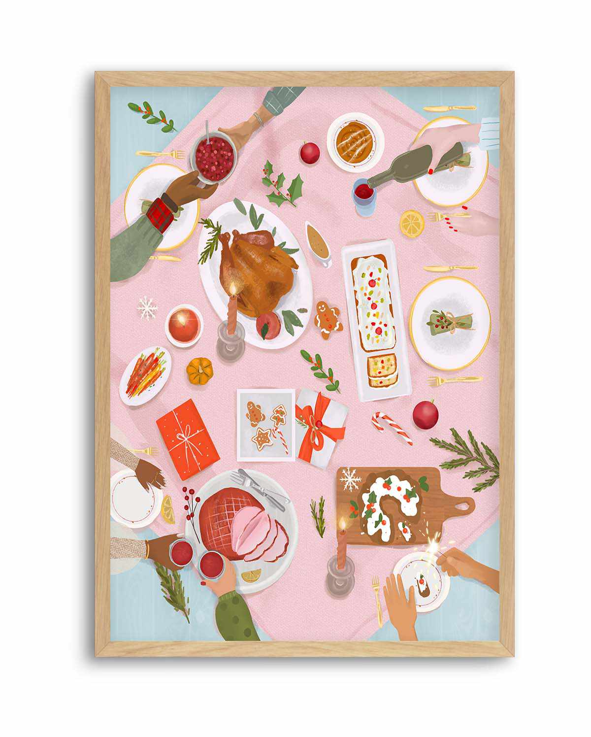 Xmas Brunch By Petra Lizde | Art Print