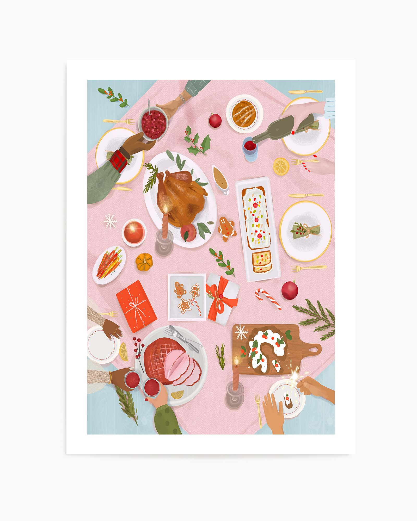 Xmas Brunch By Petra Lizde | Art Print