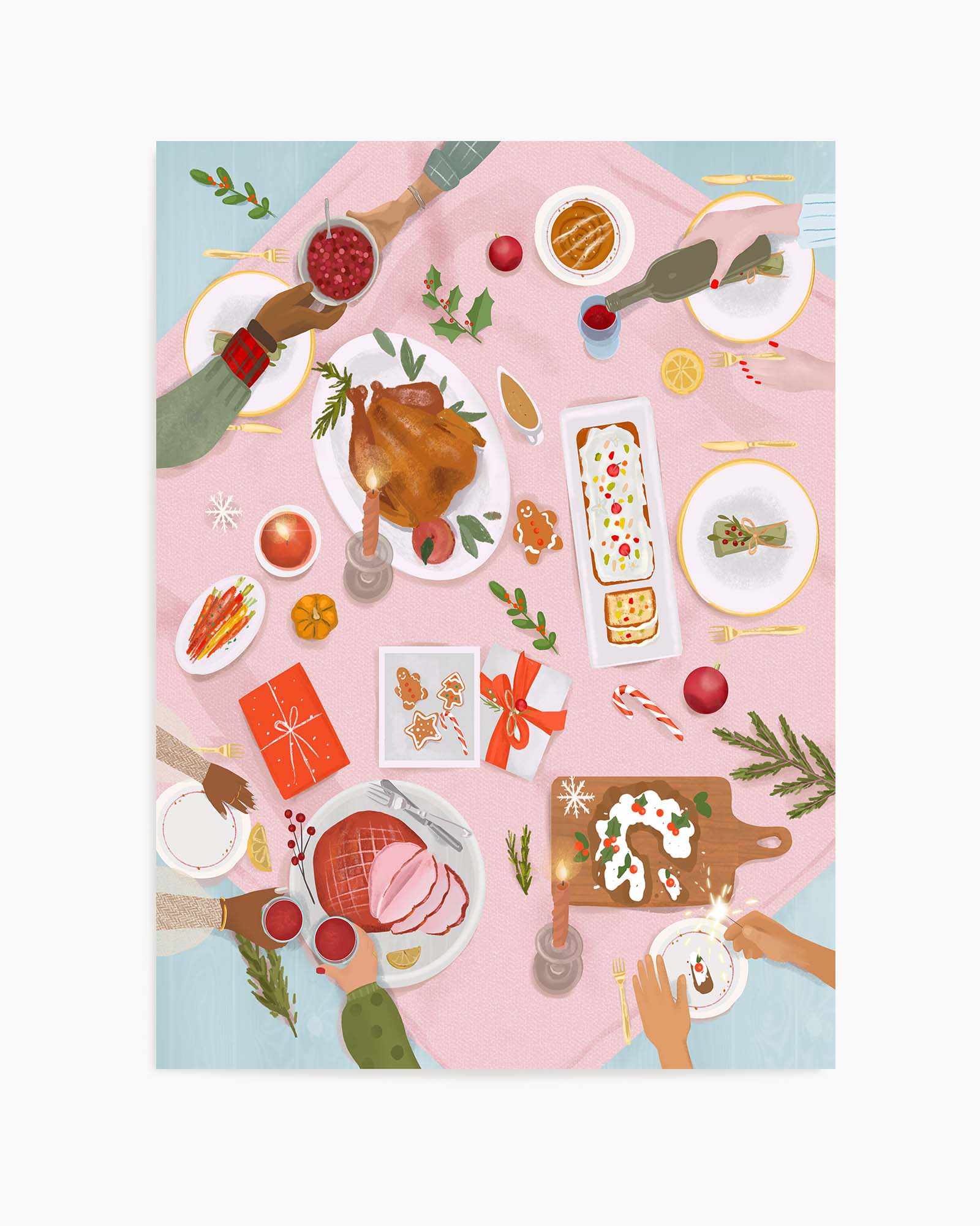 Xmas Brunch By Petra Lizde | Art Print