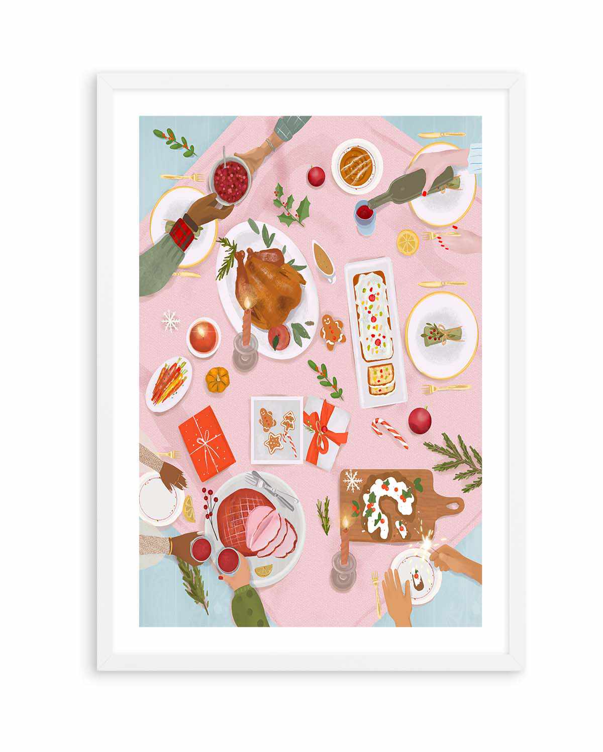 Xmas Brunch By Petra Lizde | Art Print