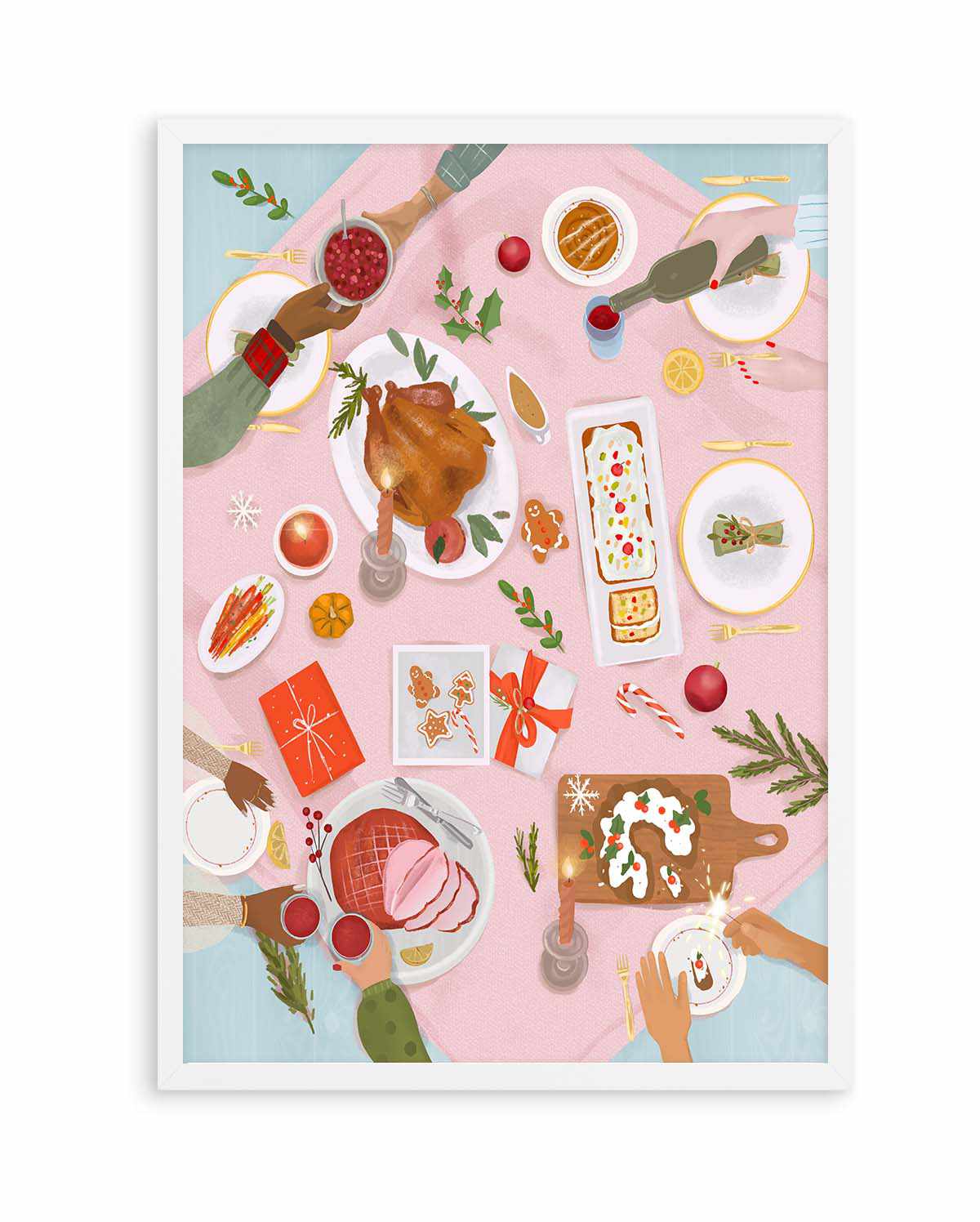 Xmas Brunch By Petra Lizde | Art Print