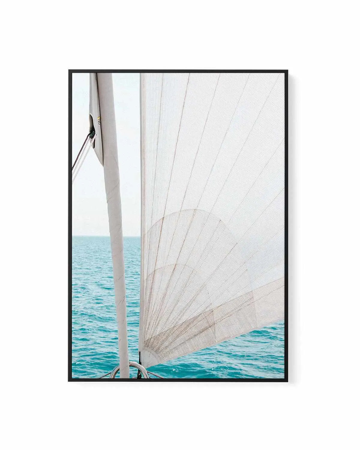 Yacht Sail by Kellie Morris | Framed Canvas Art Print from Olive et Oriel where you can shop wallpaper and artworks online