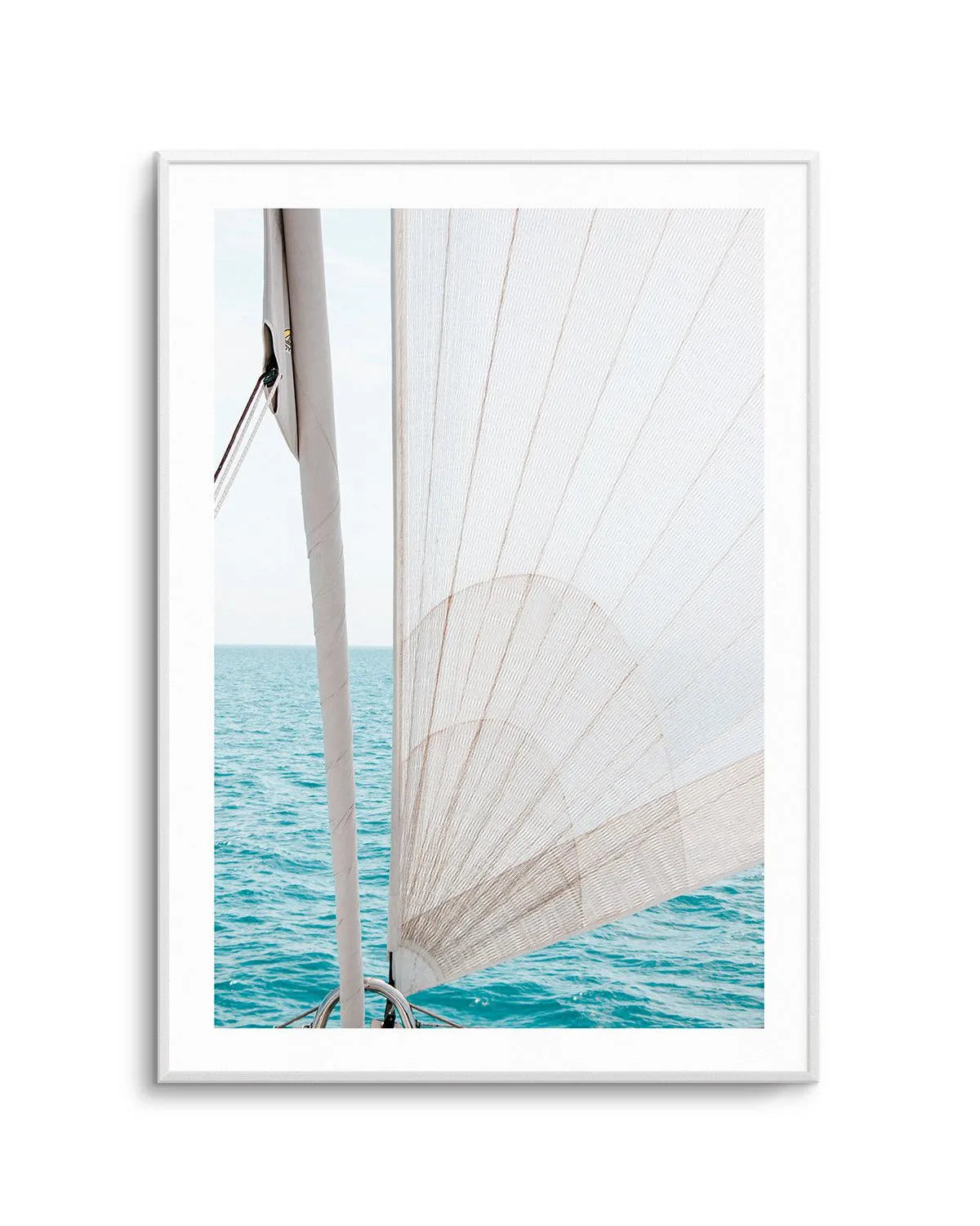 Yacht Sail by Kellie Morris Art Print from Olive et Oriel where you can shop wallpaper and artworks online